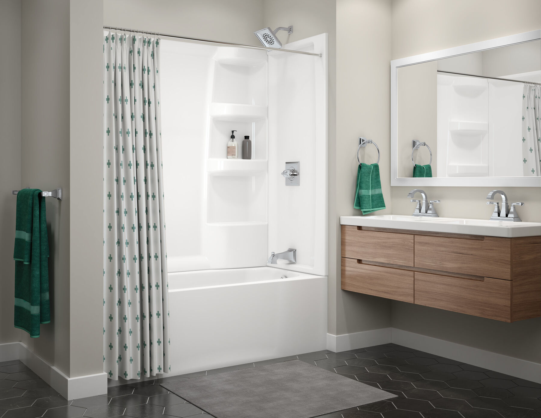 ProCrylic 60 in. x 30 in. Bathtub Surround, image 8