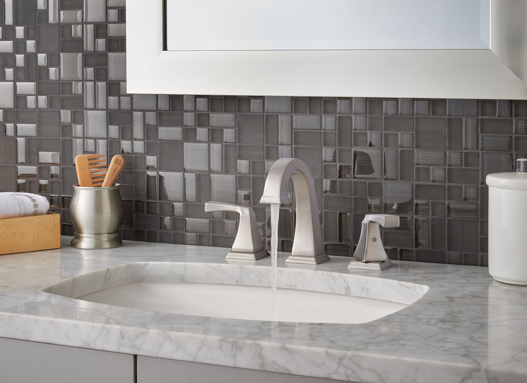 Two Handle Widespread Bathroom Faucet (Recertified), image 4
