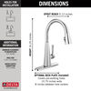 Single-Handle Pull-Down Kitchen Faucet