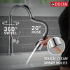 Single Handle Pull-Down Kitchen Faucet with Soap Dispenser and ShieldSpray Technology