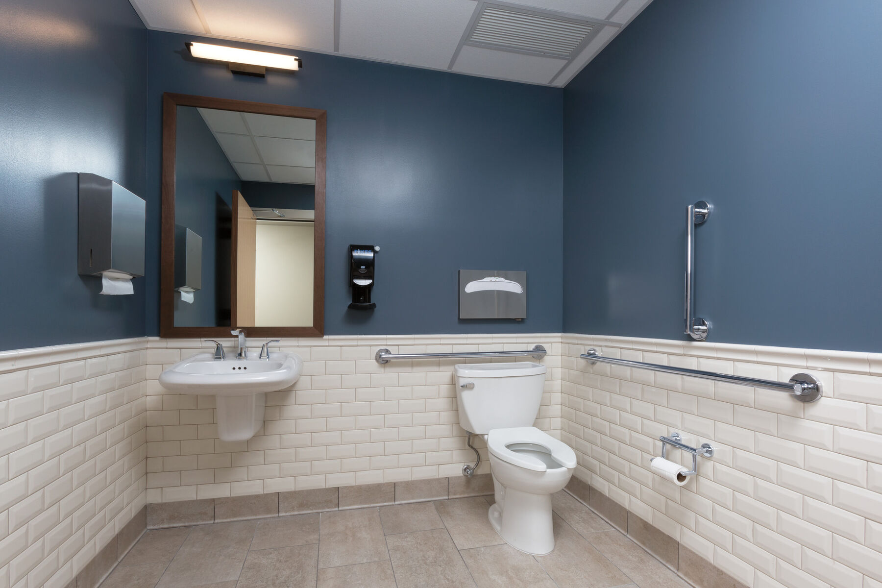 42" Angular Modern Decorative ADA Grab Bar, image 1