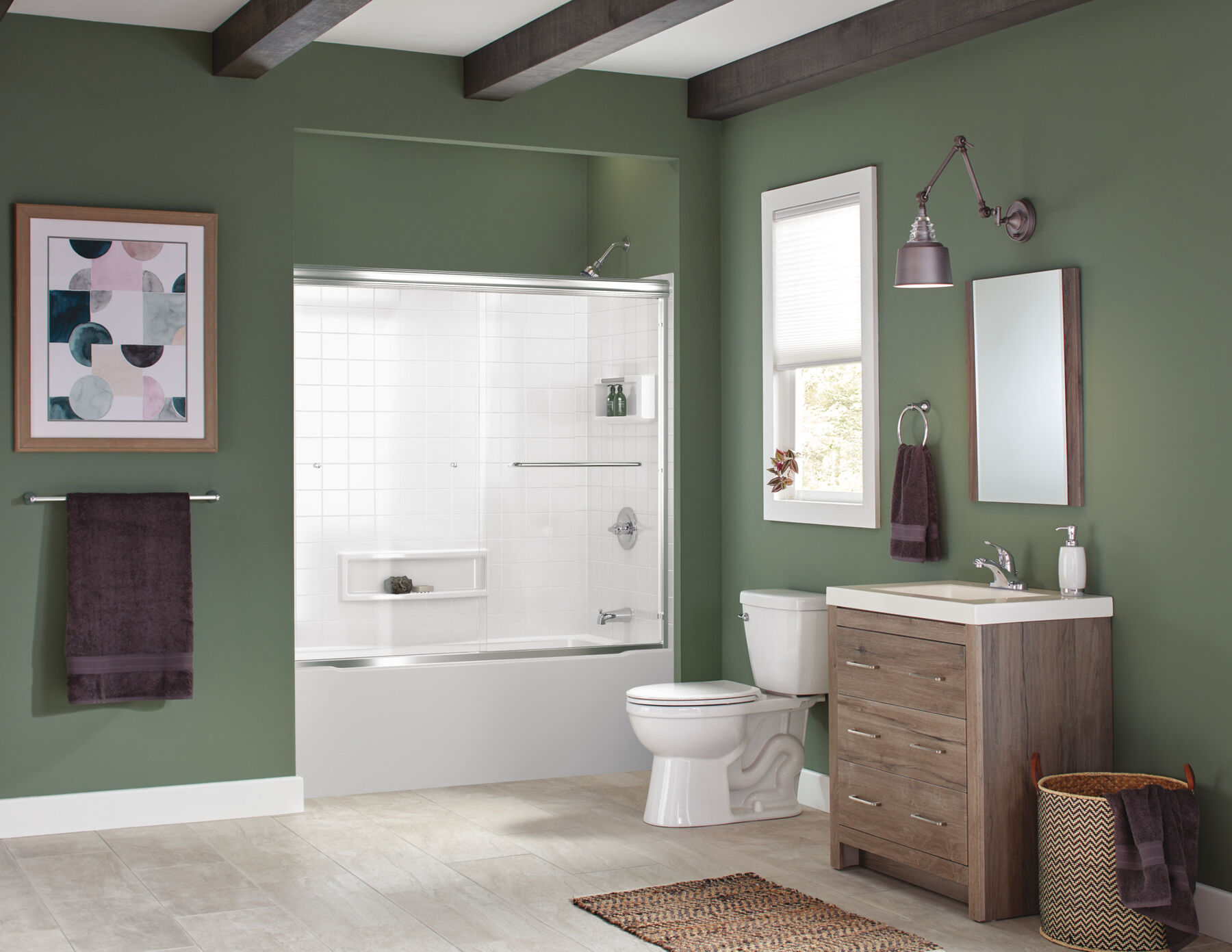 Single Handle Centerset Bathroom Faucet, image 1