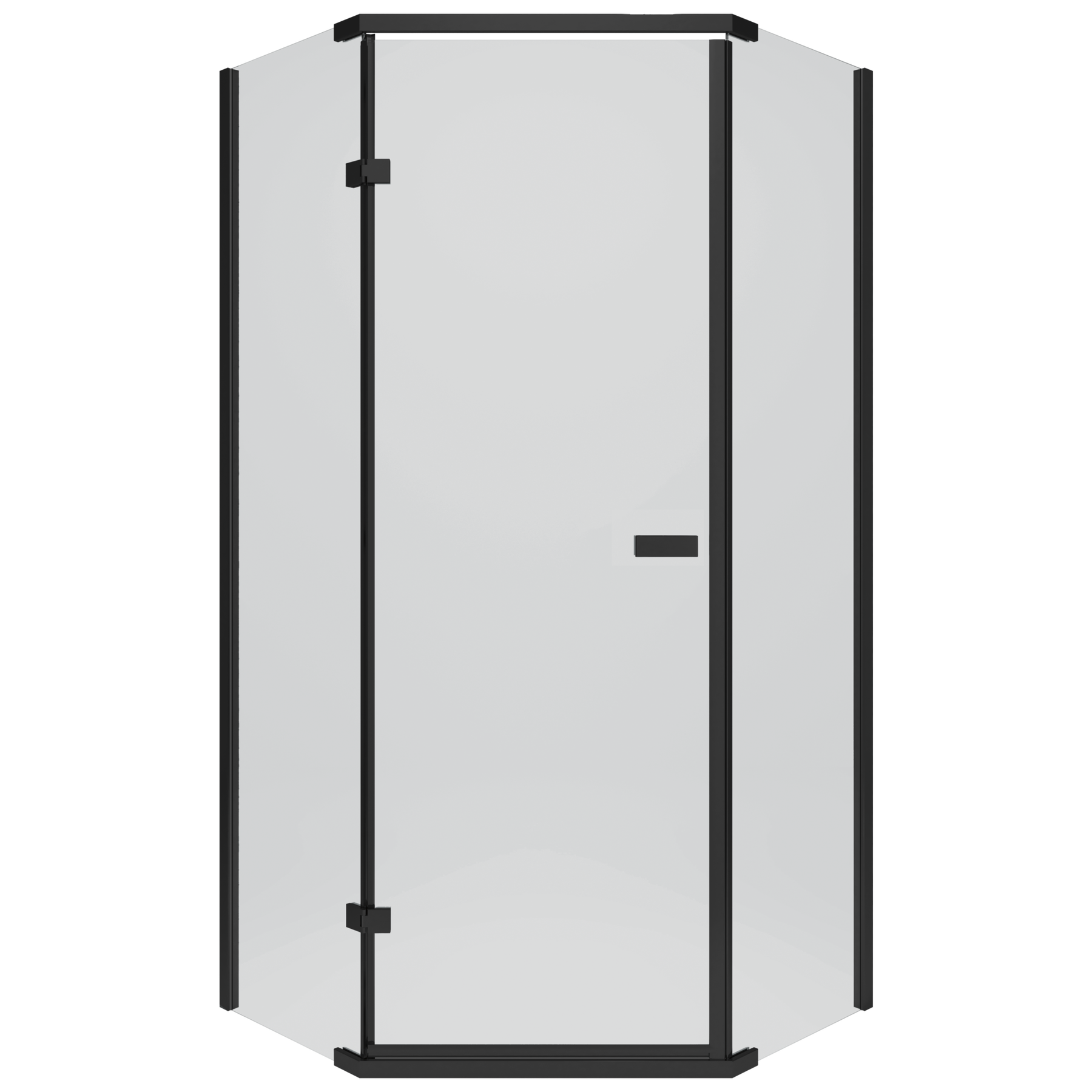 38" Frameless Neo Angle Shower Enclosure