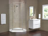 38'' Semi-Frameless Neo Angle Corner Shower