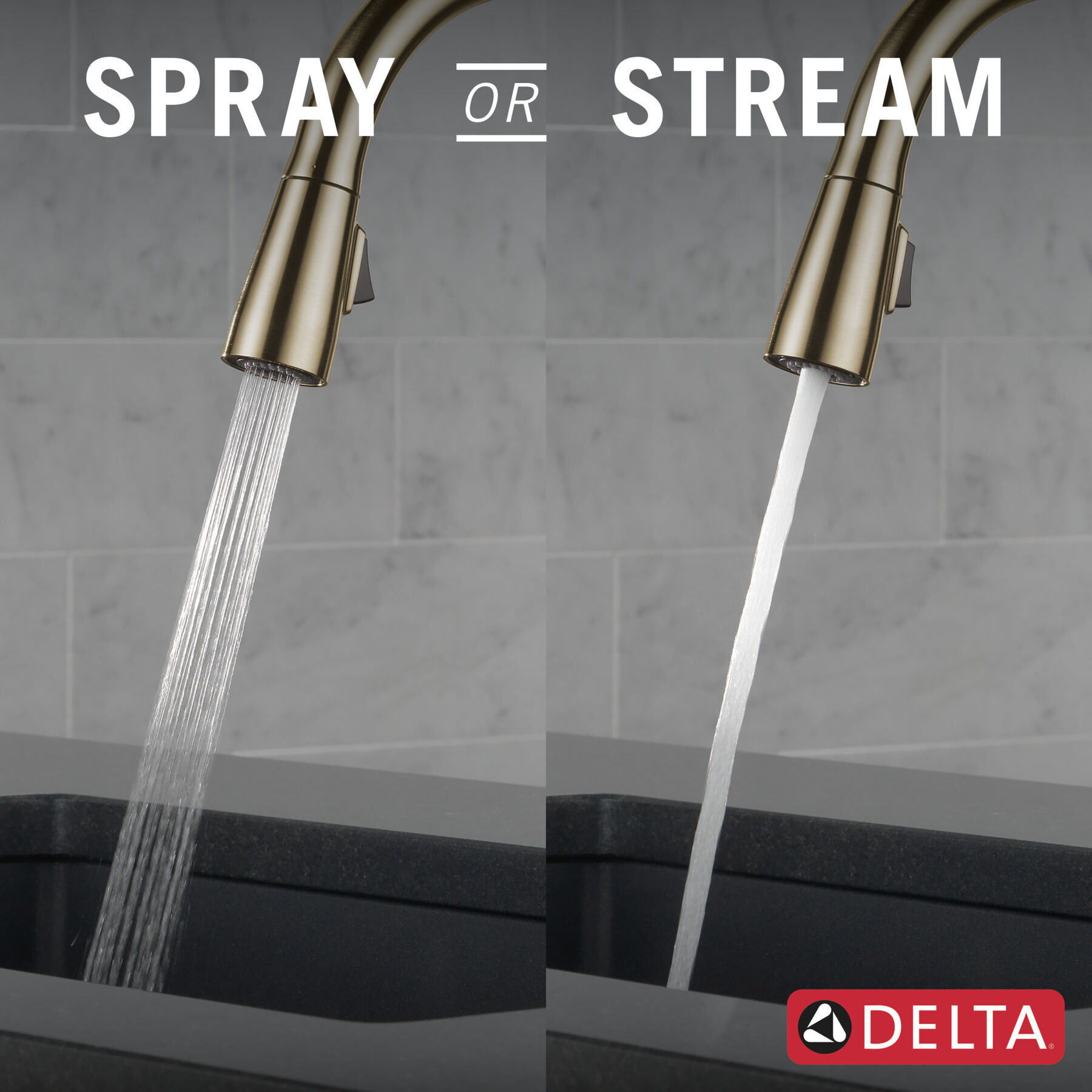 Single Handle Pull-Down Kitchen Faucet, image 3