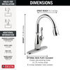 Touch<sub>2</sub>O® Technology Kitchen Faucet with Touchless Technology