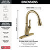 VoiceIQ® Single Handle Pull-Down Faucet with Touch<sub>2</sub>O® Technology