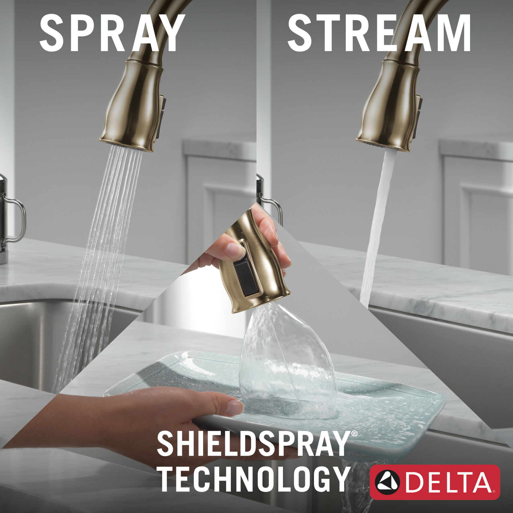 VoiceIQ® Single Handle Pull-Down Faucet with Touch<sub>2</sub>O® Technology, image 8