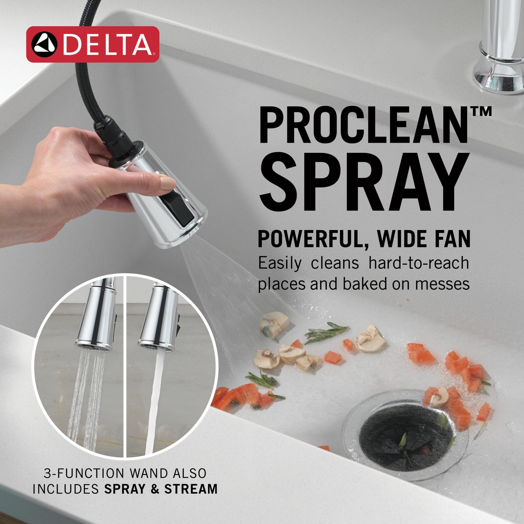 Single Handle Pull-Down Kitchen Faucet, image 6
