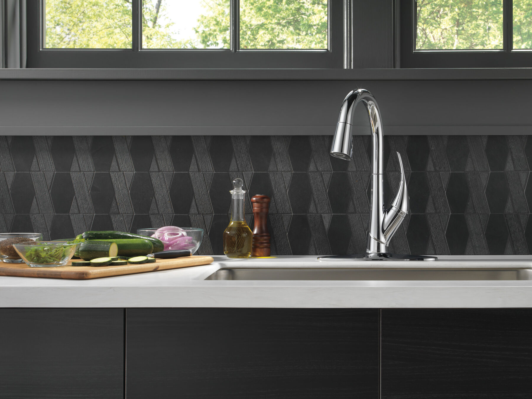 Single Handle Pull-Down Bar / Prep Faucet, image 3
