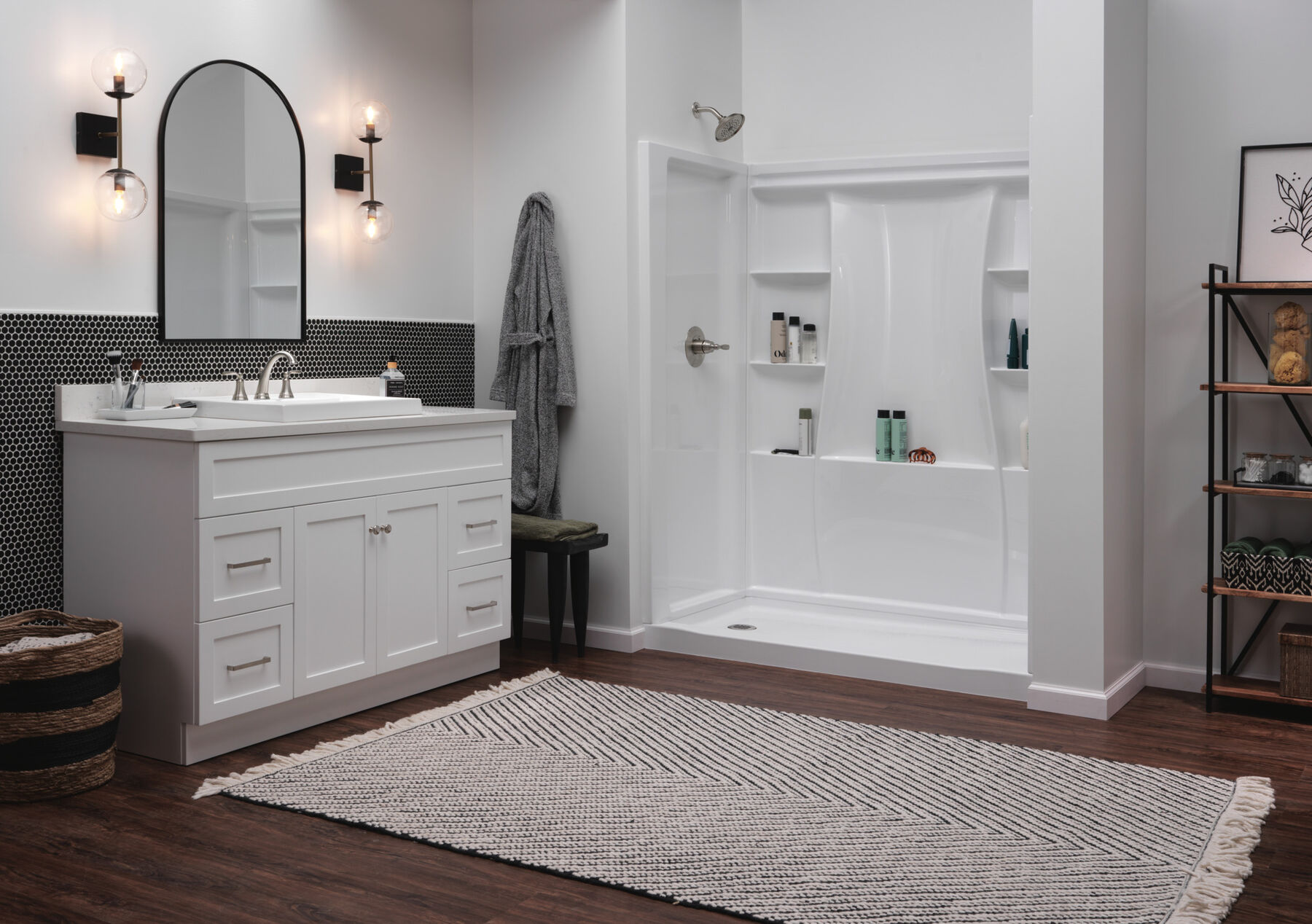 Classic 500 Shower Base 60"x32" Left Drain, image 12