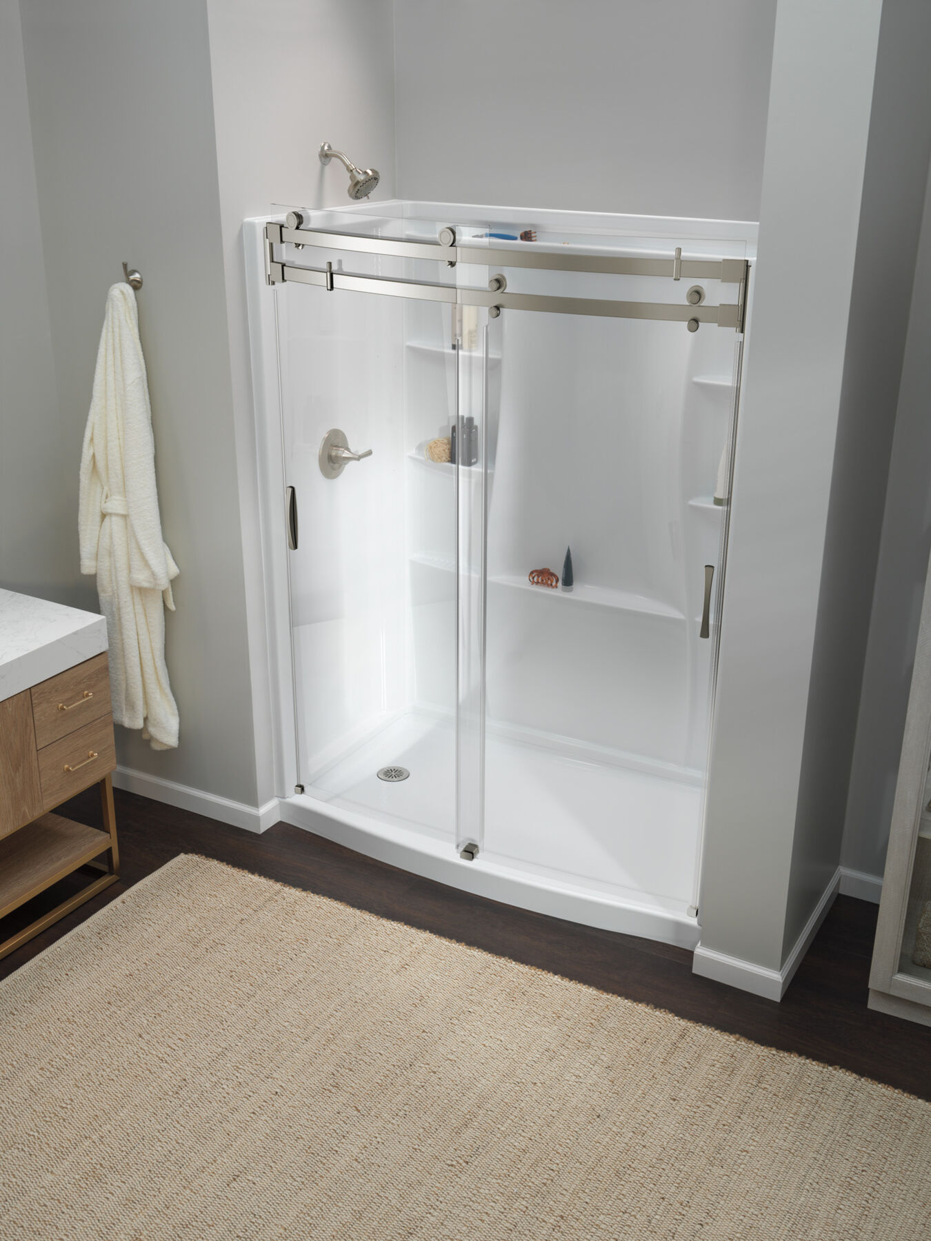 60"x32" Classic 500 Curved Shower Door, image 6