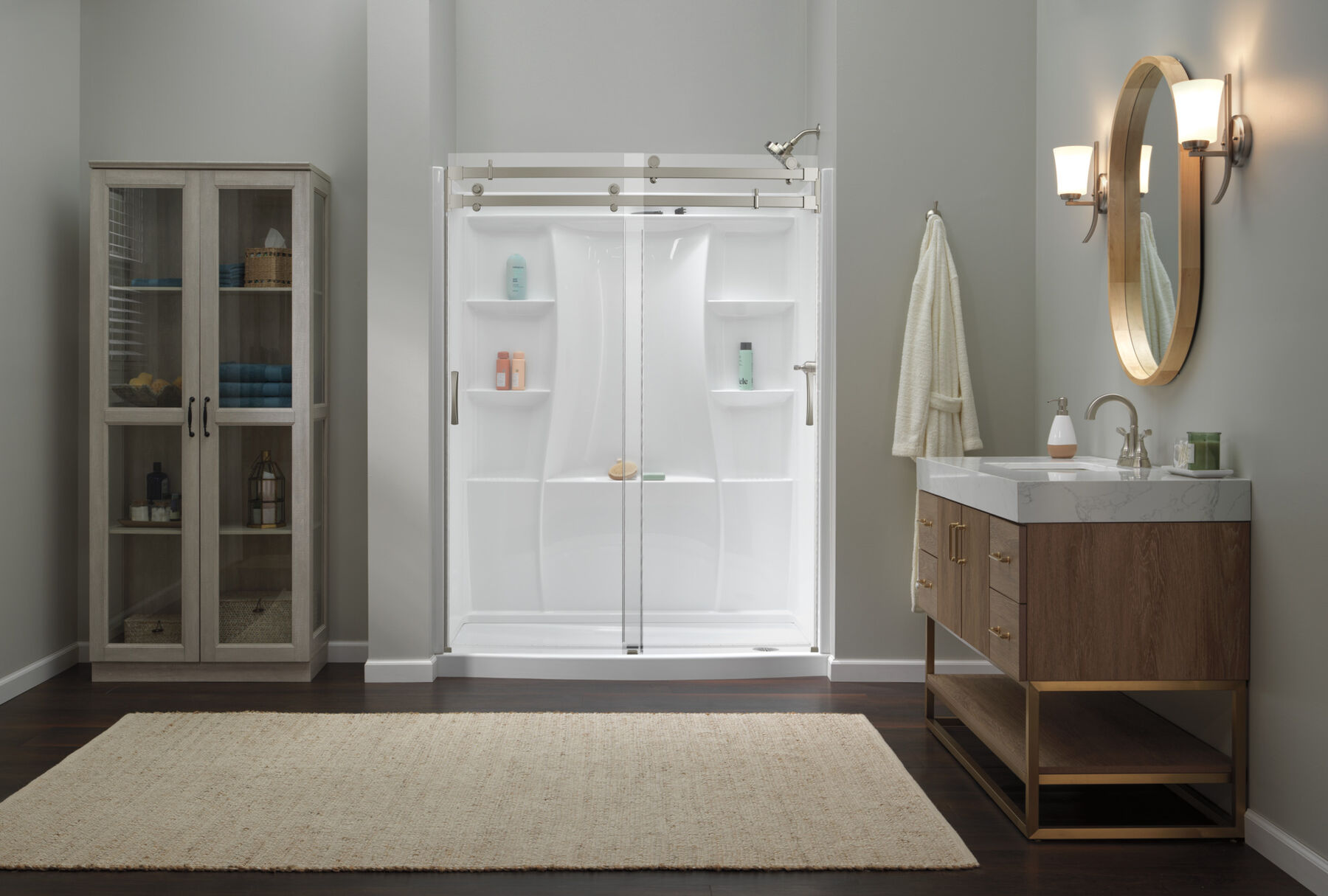 60"x32" Classic 500 Curved Shower Door, image 8