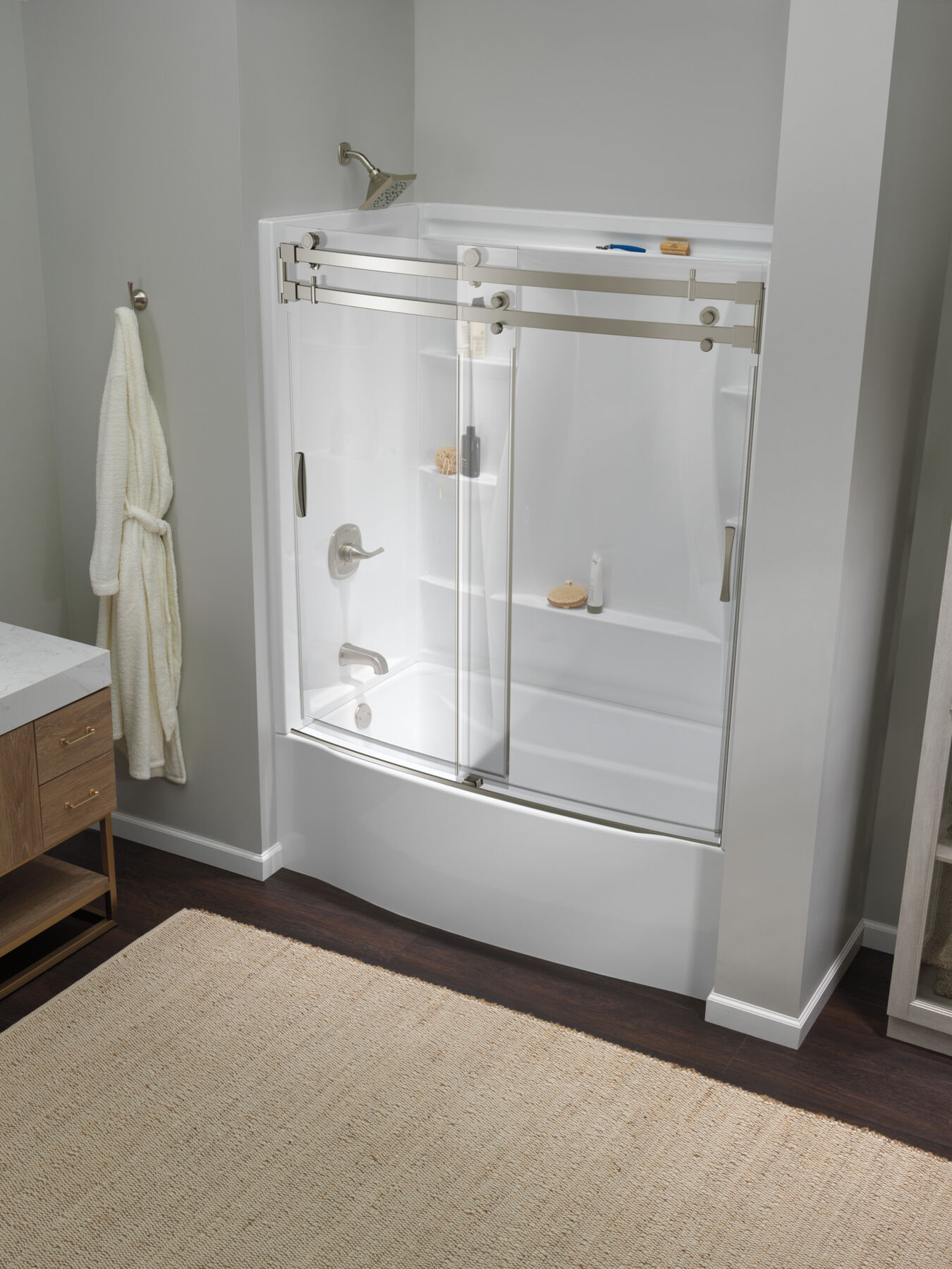 60"x32" Classic 500 Curved Bathtub Door, image 5
