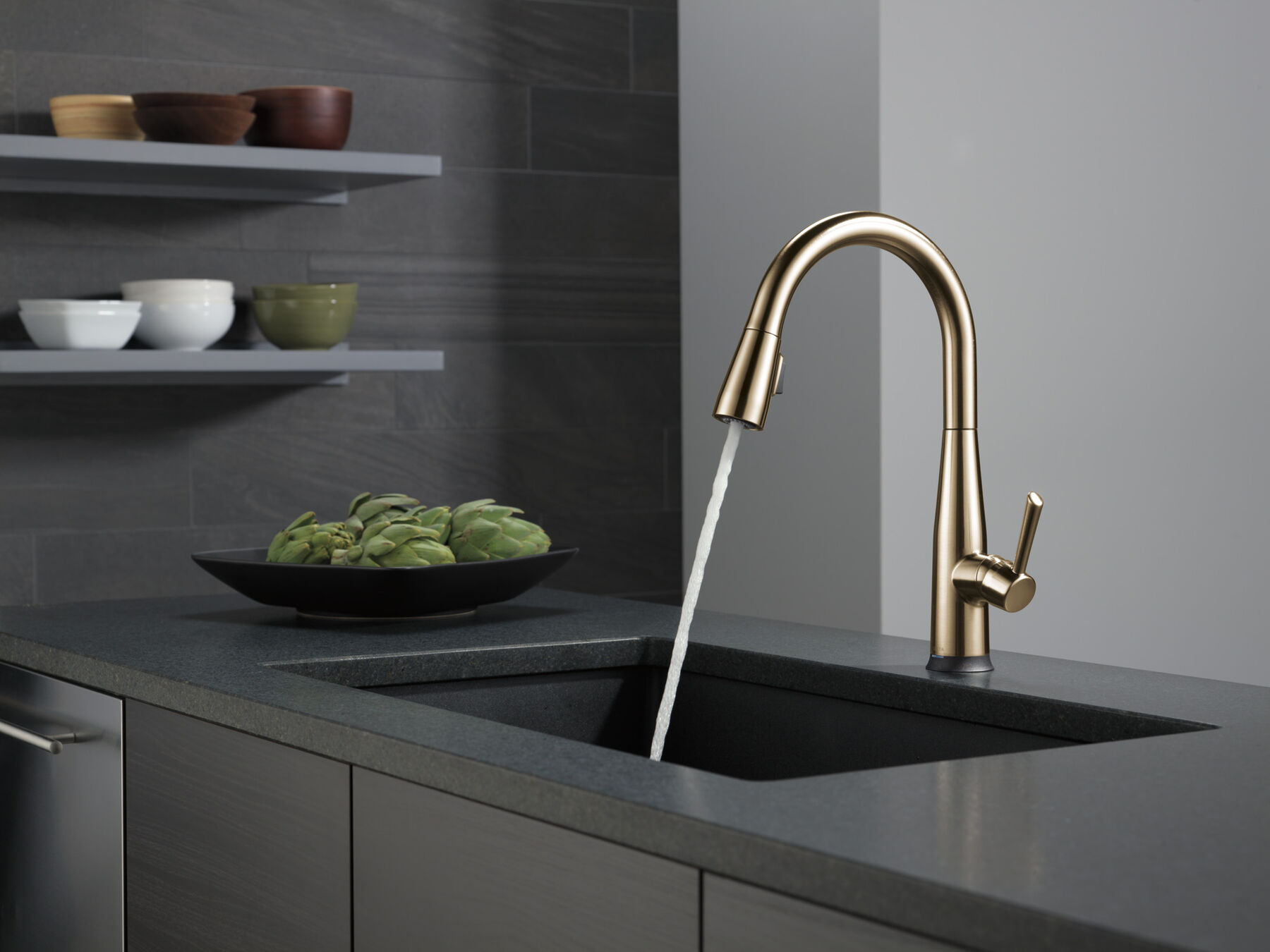 Touch2O Pull-Down Kitchen 1L with Soap Disp Bundle, image 10