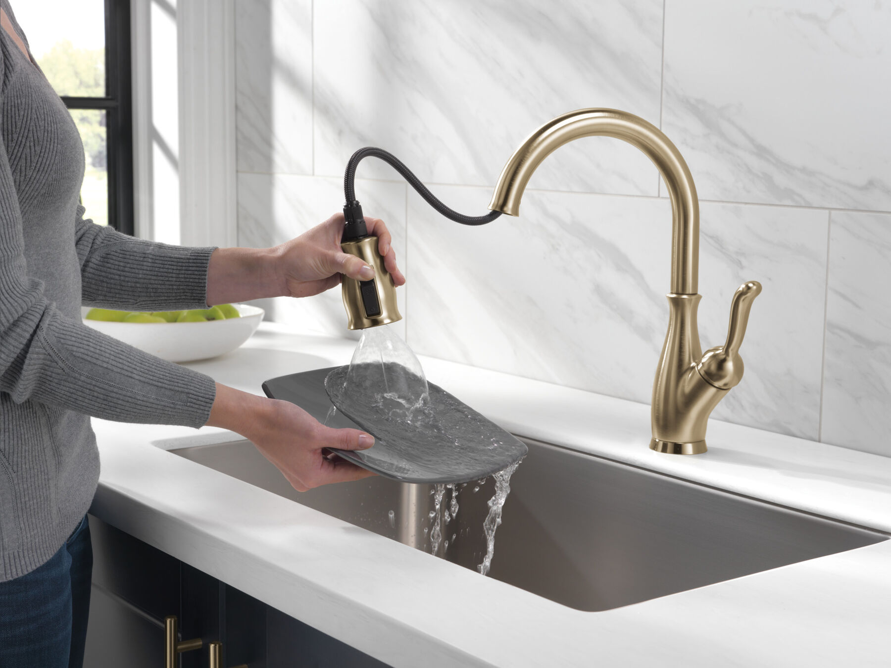 Pull-Down Kitchen 1L with Soap Disp Bundle, image 4