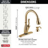 Touch2O Pull-Down Kitchen 1L with Soap Disp Bundle