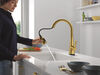 Touch2O Pull-Down Kitchen Faucet with Soap Dispenser Bundle