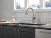 Single Handle Pull-Down Kitchen Faucet with Soap Dispenser and ShieldSpray® Technology