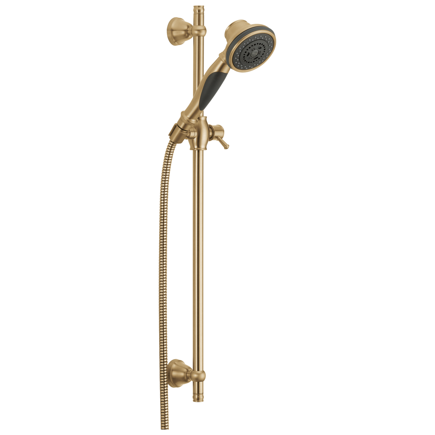 Premium 3-Setting Slide Bar Hand Shower with Wall Elbow