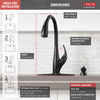 Single Handle Pull-Down Kitchen Faucet with Soap Dispenser and ShieldSpray® Technology (Recertified)