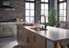 Single Handle Pull-Down Kitchen Faucet with Soap Dispenser and ShieldSpray® Technology (Recertified)