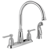 Two Handle Kitchen Faucet with Spray (Recertified)