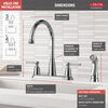 Two Handle Kitchen Faucet with Spray (Recertified)