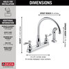 Two Handle Kitchen Faucet (Recertified)