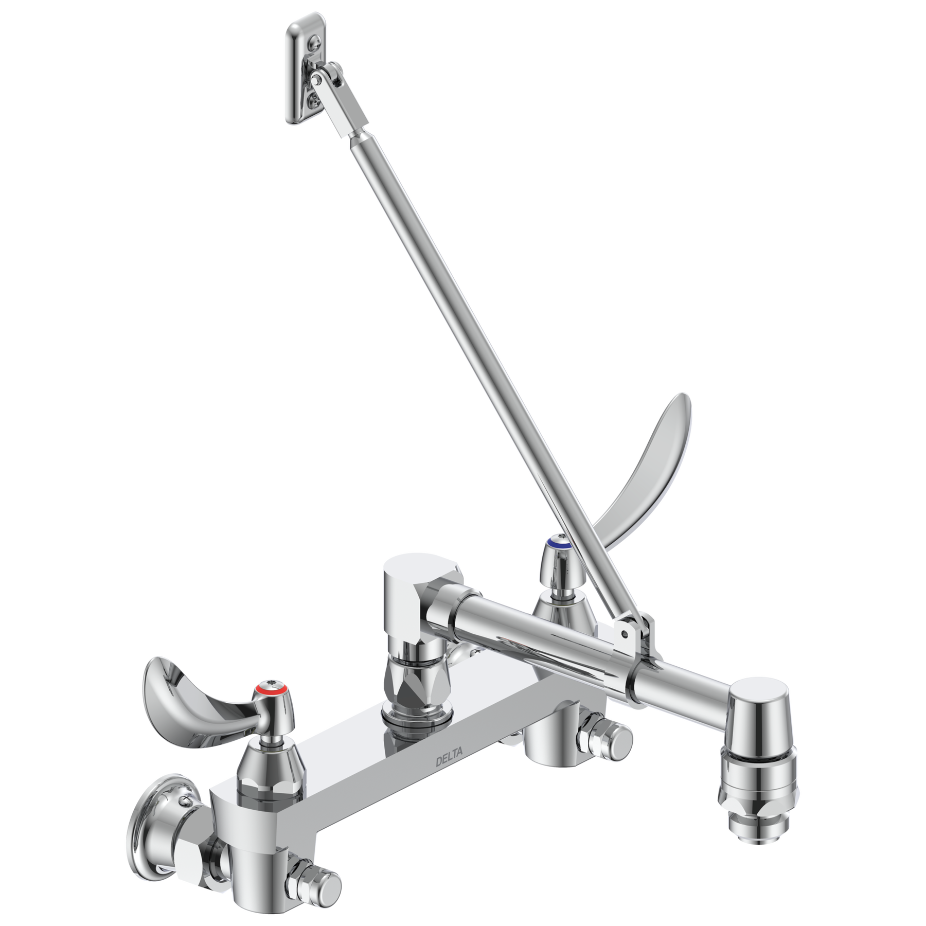 Two Handle 8" Wall Mount Service Sink Faucet
