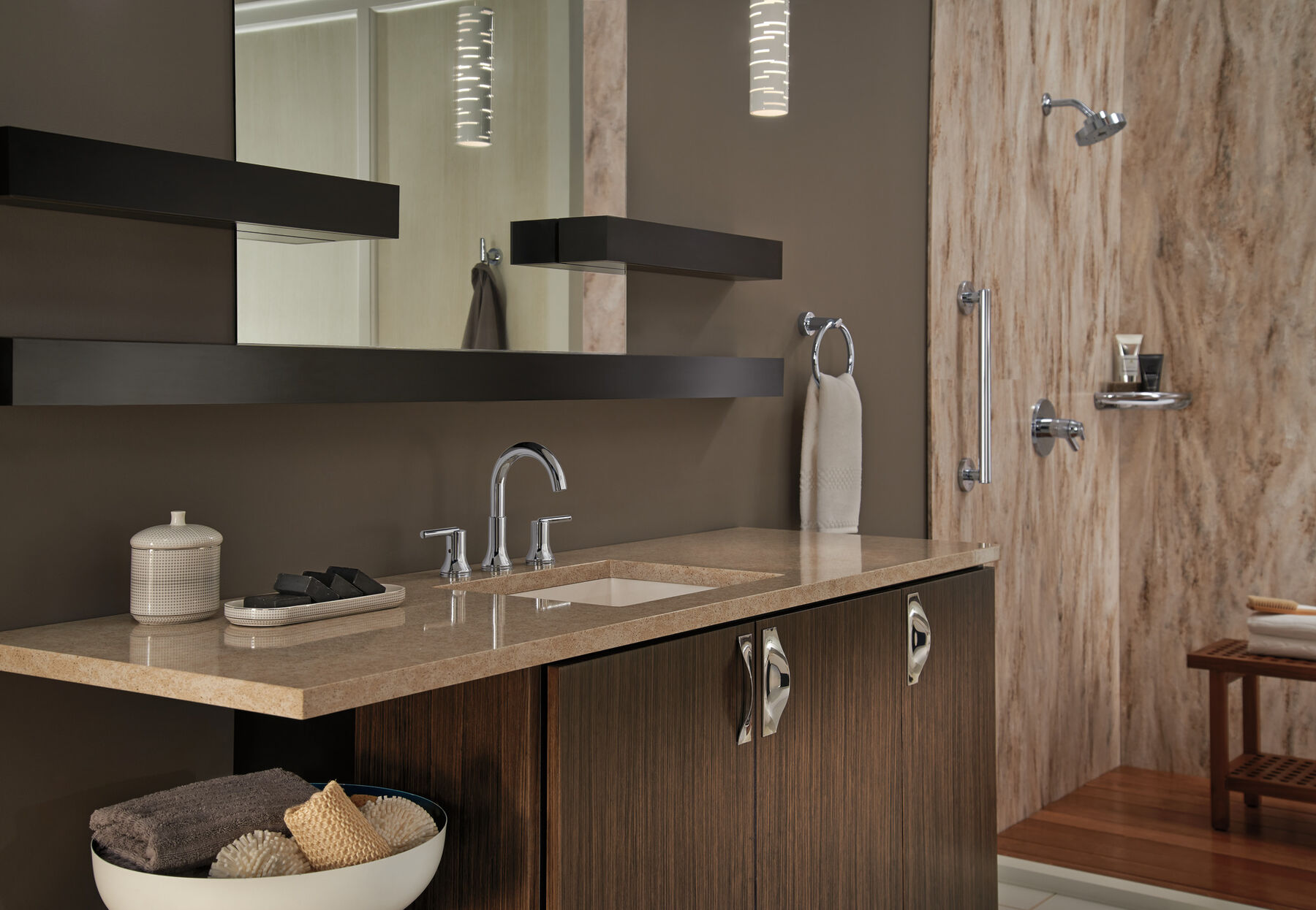 Two Handle Widespread Bathroom Faucet, image 6