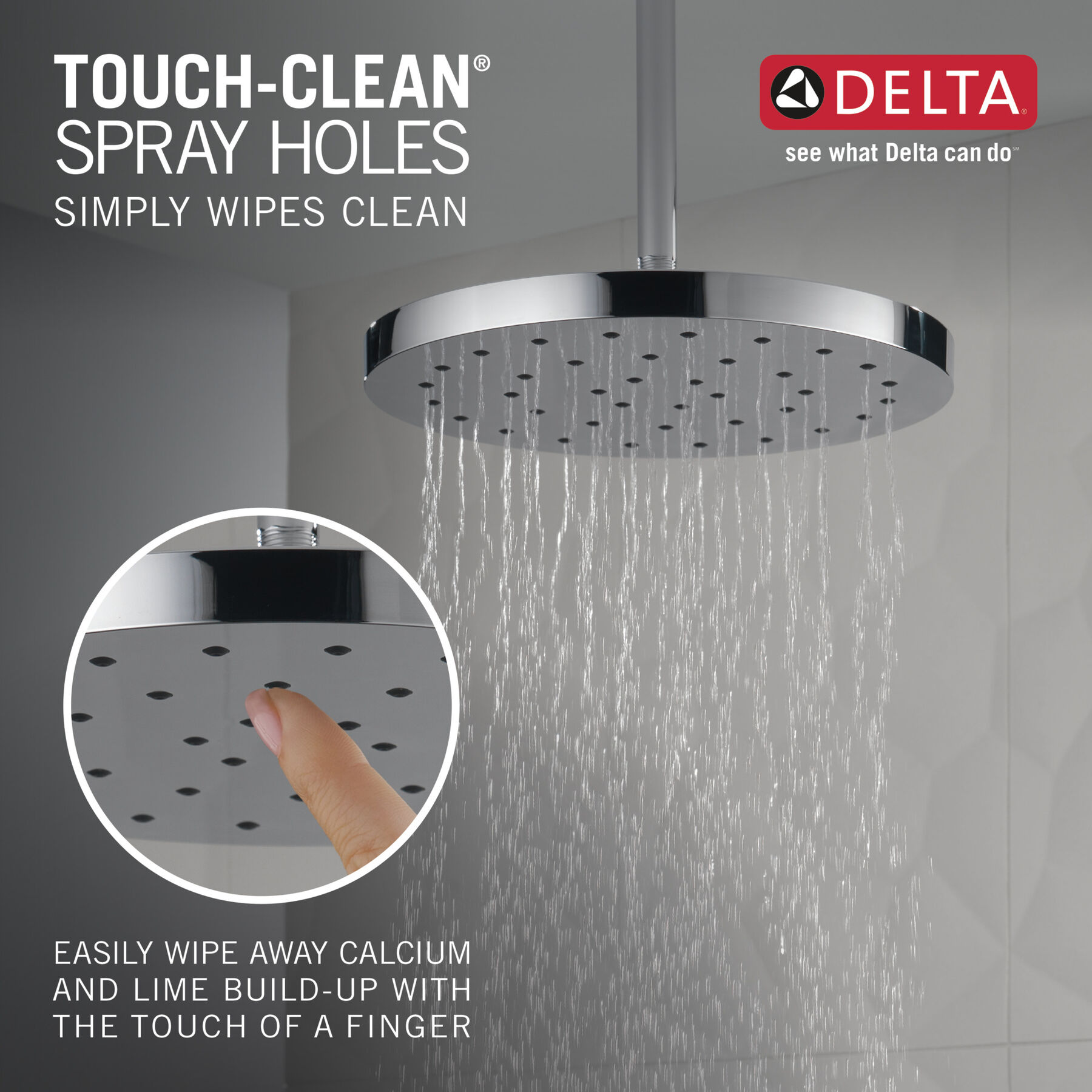 H2Okinetic® Single Setting Shower Head with UltraSoak™, image 3