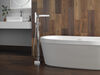 60" x 32" Freestanding Tub with Integrated Waste and Overflow