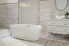 68" x 36" Freestanding Tub with Integrated Waste and  Overflow