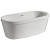 60" x 32" Freestanding Tub with Integrated Waste and Overflow
