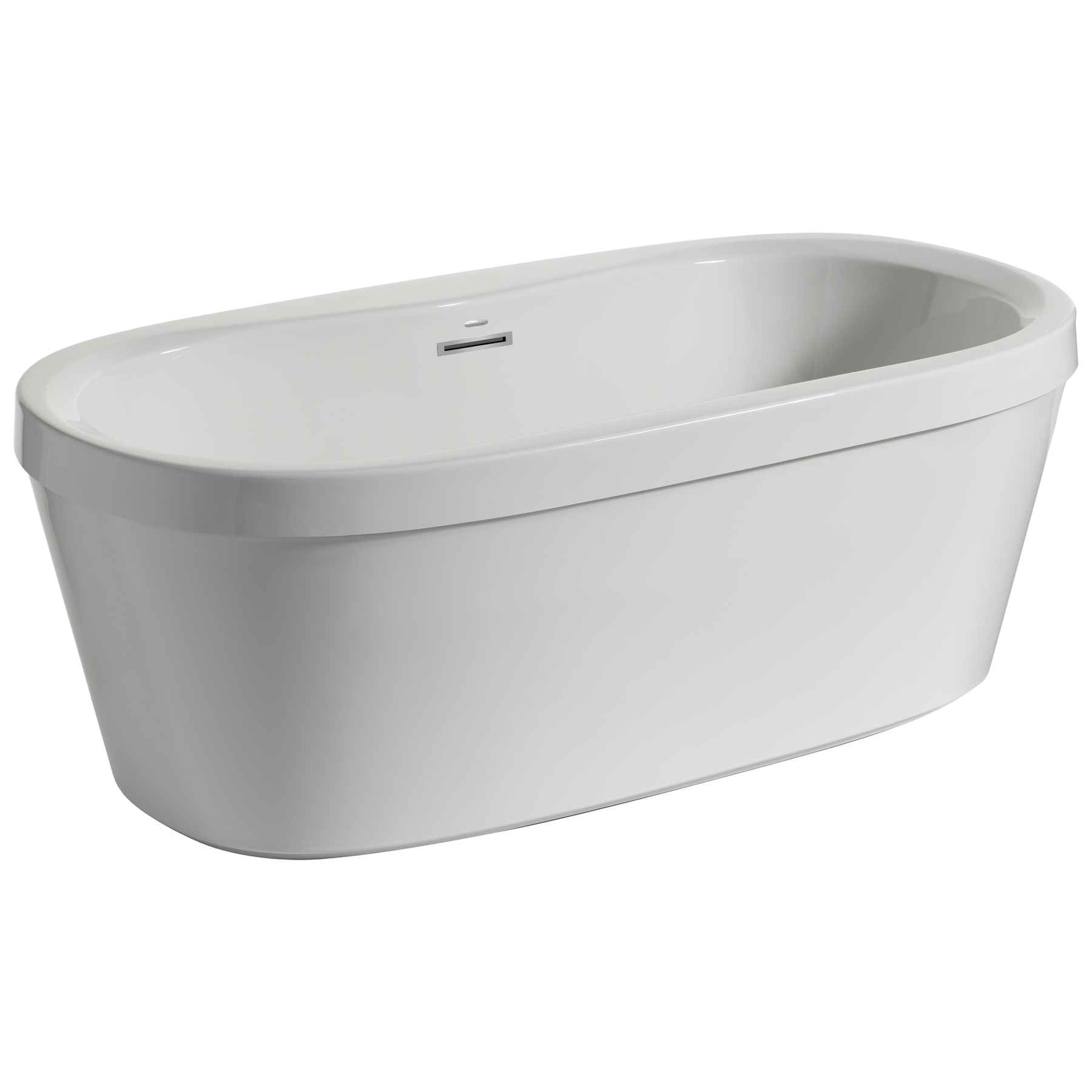 60" x 32" Freestanding Tub with Integrated Waste and Overflow