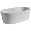68" x 36" Freestanding Tub with Integrated Waste and  Overflow