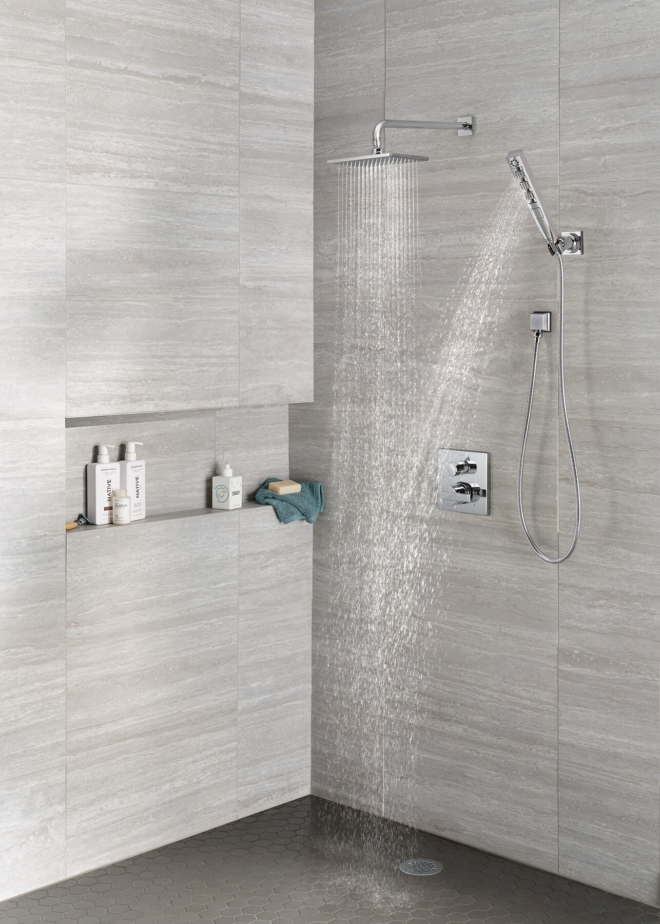 Single-Setting Raincan Shower Head, image 9