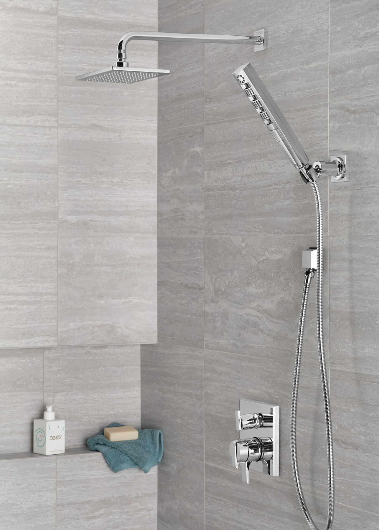 Single-Setting Raincan Shower Head, image 16