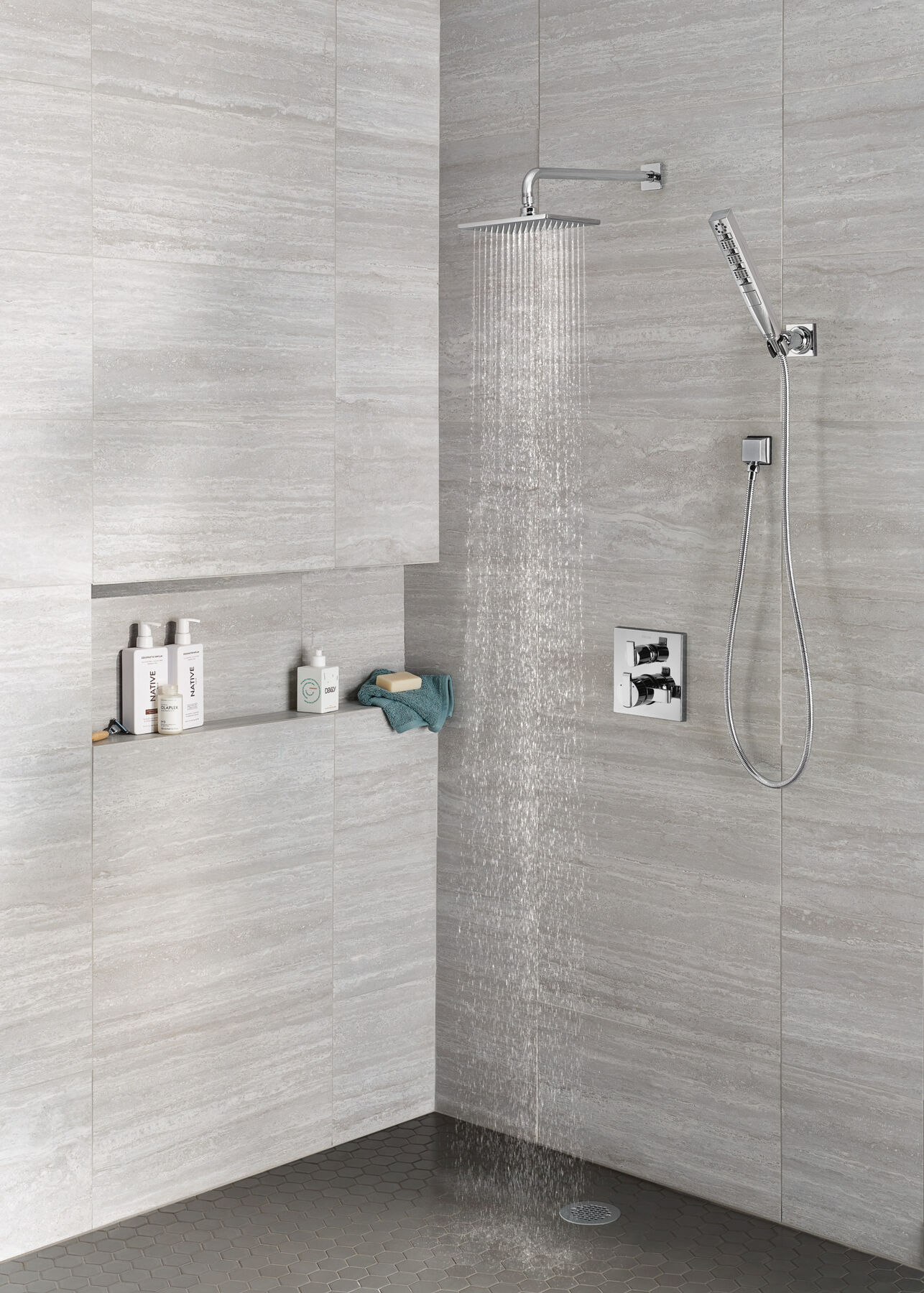 Single-Setting Raincan Shower Head, image 17