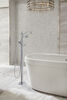 60" x 32" Freestanding Tub with Integrated Waste and Overflow