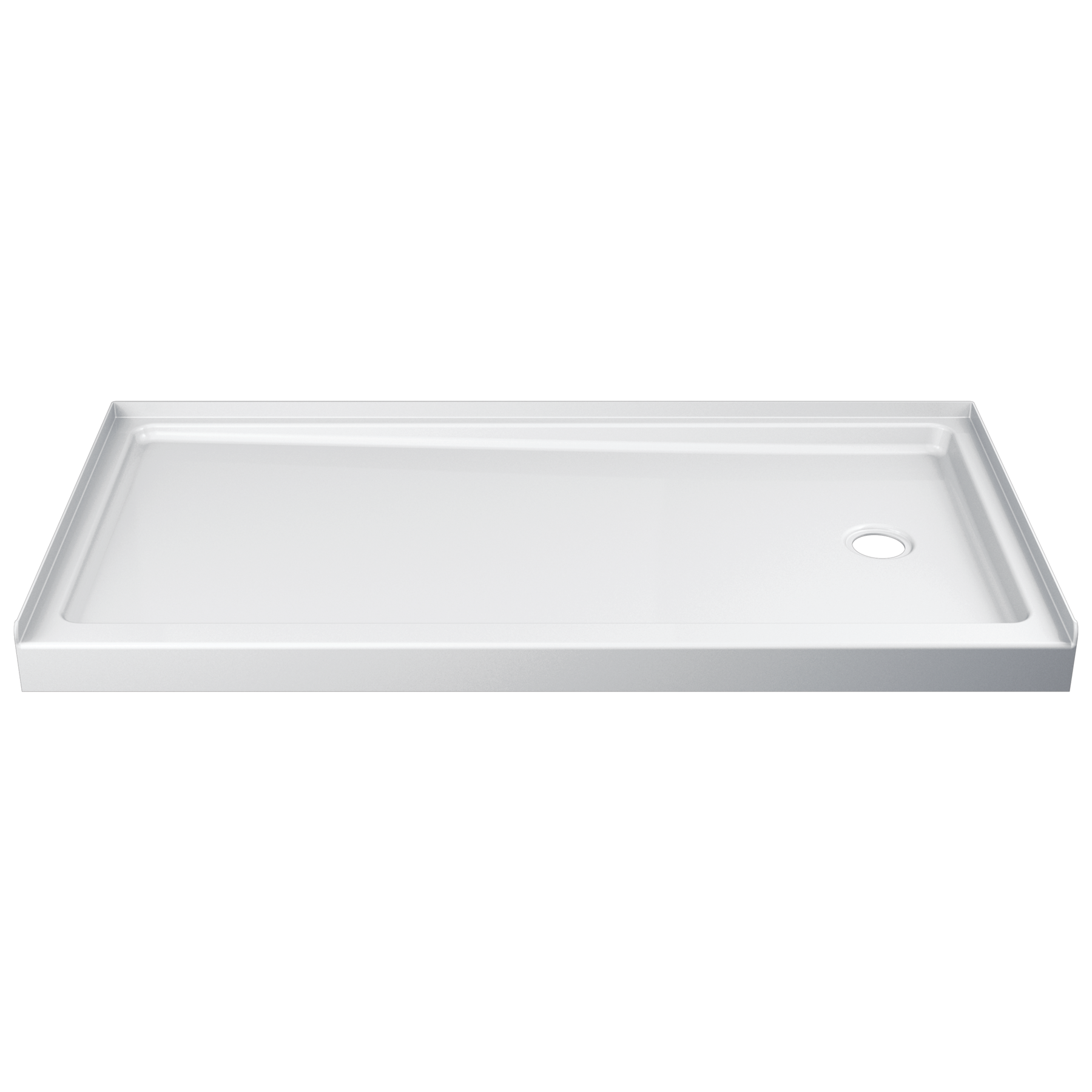 ProCrylic 60 in. x 30 in. Shower Base Right Drain