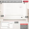 ProCrylic 60 in. x 30 in. Shower Base Right Drain