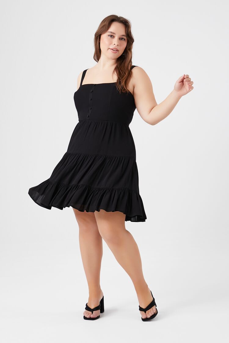 Plus Size Tiered Fit & Flare Dress | Salesforce Commerce Cloud | 5.0.1