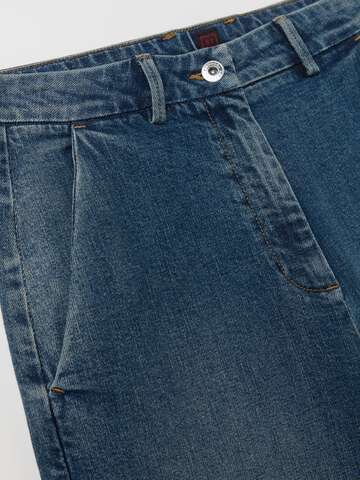 Jeans palazzo a gamba larga Lavaggio medio_5