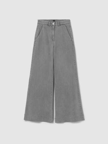 Jeans palazzo a gamba larga Grigio chiaro_4
