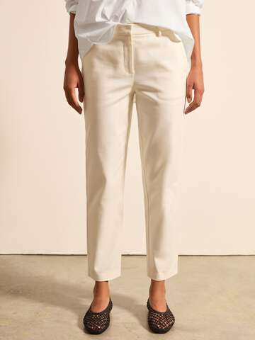 Chino-Hose aus Twillstretch Creme_1