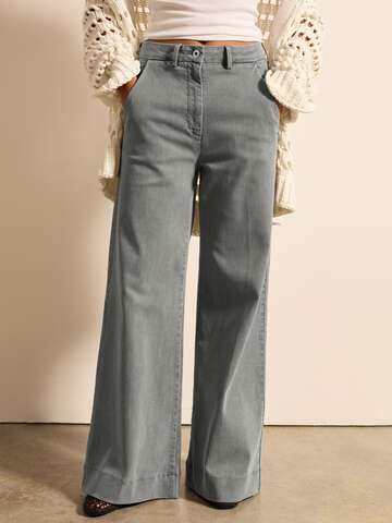 Jeans palazzo a gamba larga Grigio chiaro_1