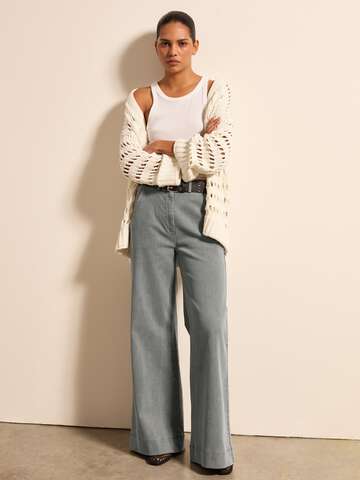 Jeans palazzo a gamba larga Grigio chiaro_0