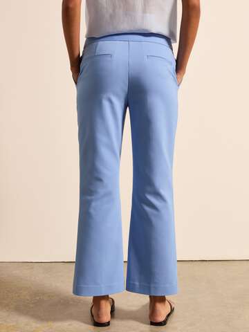 Pantalone flare fit cropped Blu chiaro_3